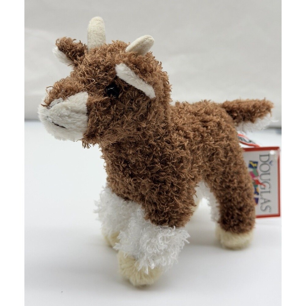 Douglas Cuddle Toys Buffy the Baby Goat # 1505 Plush Stuffed Animal NEW W Tag 6"